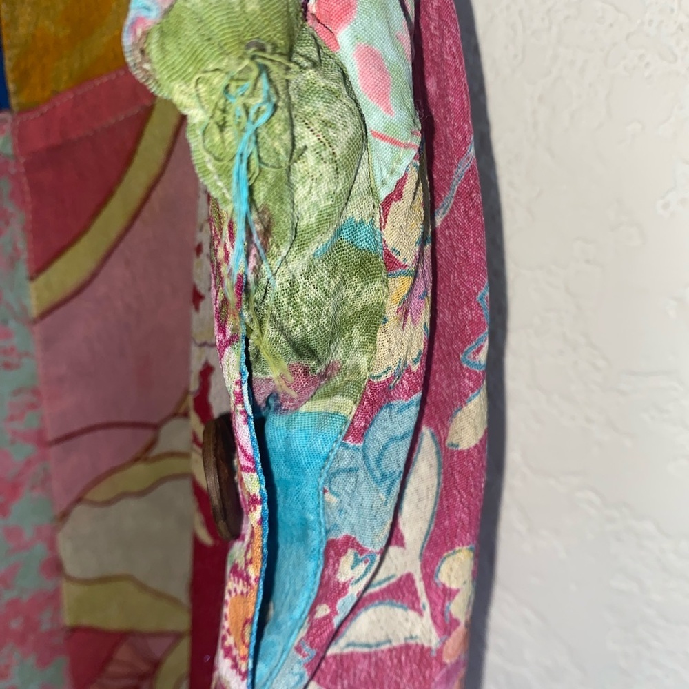 Boston Proper Boho Multicolor Patchwork Vibrant H… - image 11